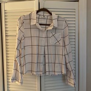 Jack by BB Dakota Cropped Flannel M